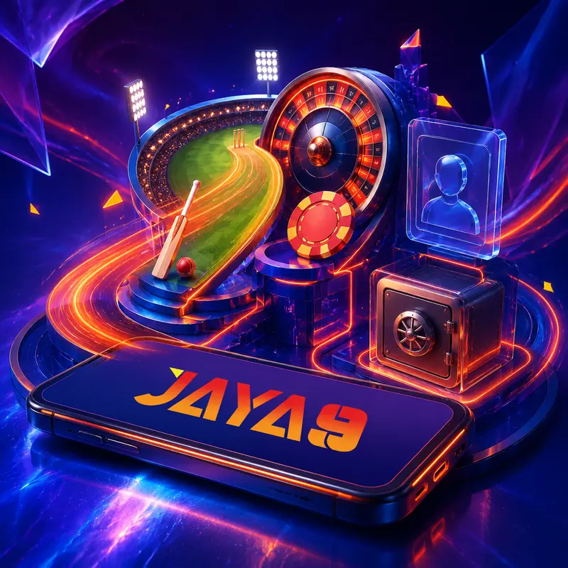 Jaya9 mobile features for sports, casino, profile and account access
