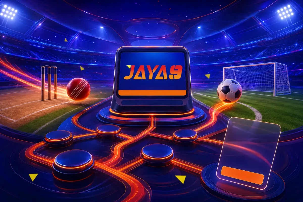 Jaya9 football and cricket matches with sports market selections